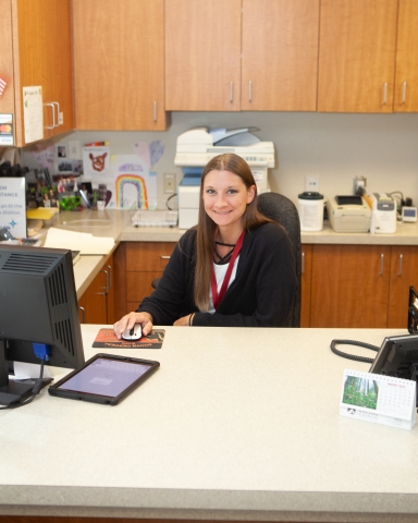 Erin in Admissions